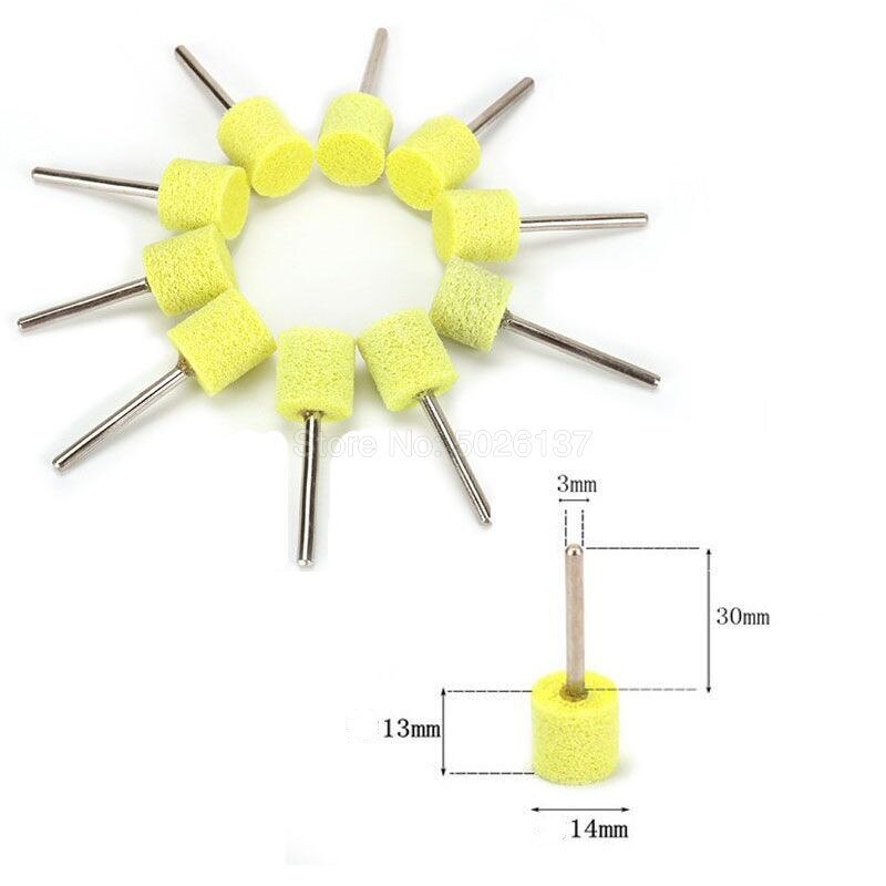 1 stuk nylonvezel slijpborstel schuurspons schuurschijf polijstmachine elektrisch steen hout metaal