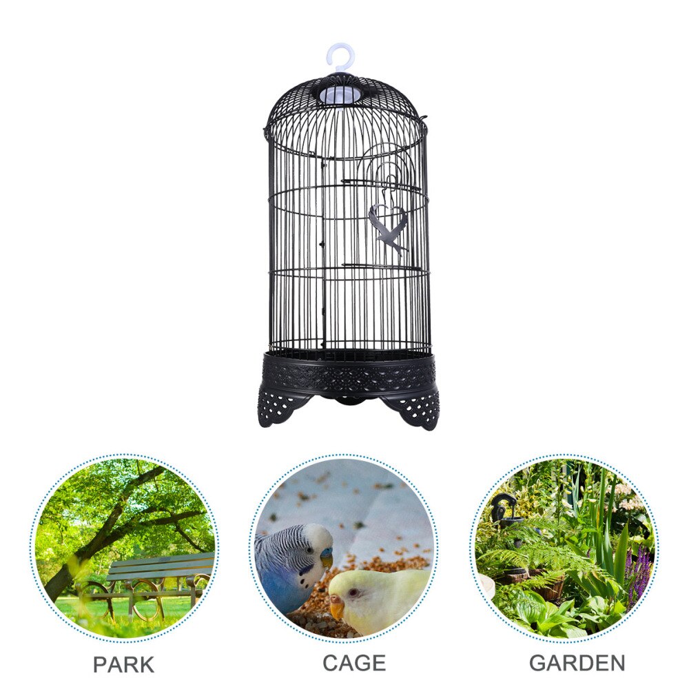 1pc Gardening Bird Cage Practical Portable Hanging Birds Food Holder Birds Supplie Assembly Nest for Tree Outdoor Travel