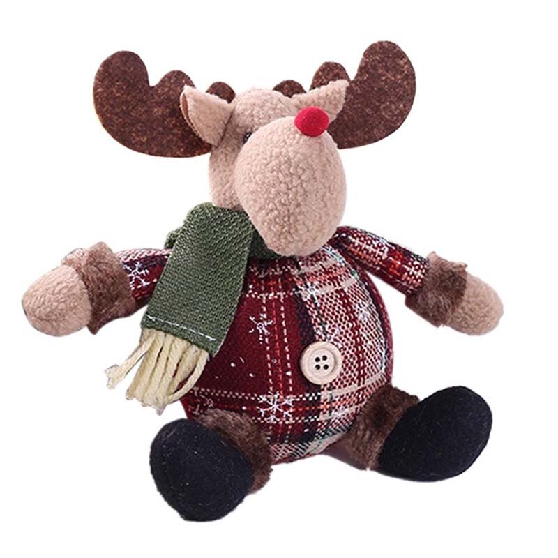 Schattige kerstversieringen kerstman sneeuwpop boom speelgoedpop hangende decoraties kerstversieringen voor huisdecoratie