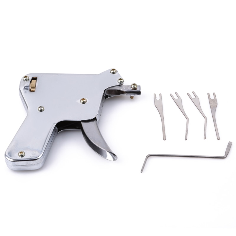 Sterke Lock Stoten Deur Opener Gun-Reparatie Tool Kit Key Rvs Pick