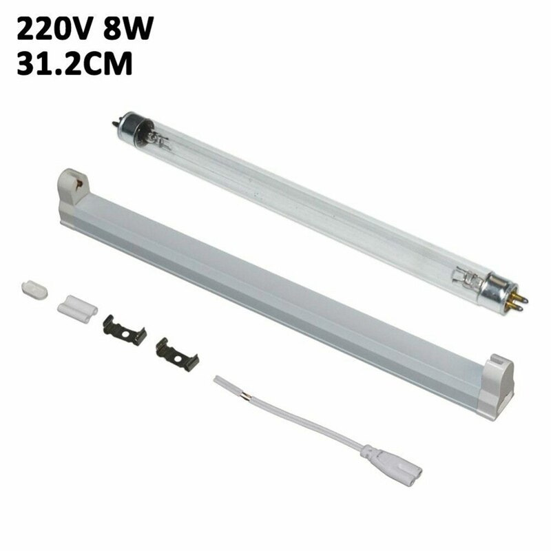 UVC UV Keimtötende Lampe 8W 220V Lampe mit Unabhängige Schalter (EU-STECKER)