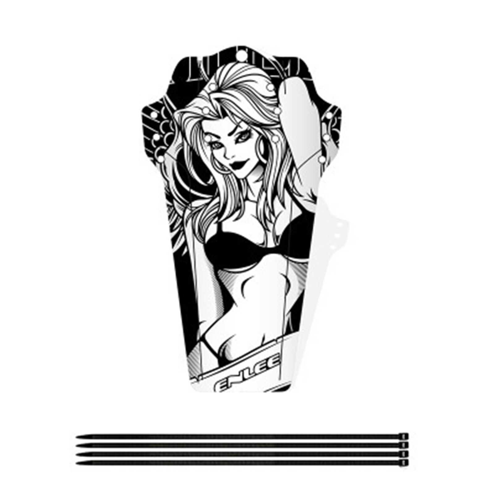 Bike Guard Bicycle Fender for DH Downhill Mountain Bike reliable softness Small and Strong effectively shield muddy water