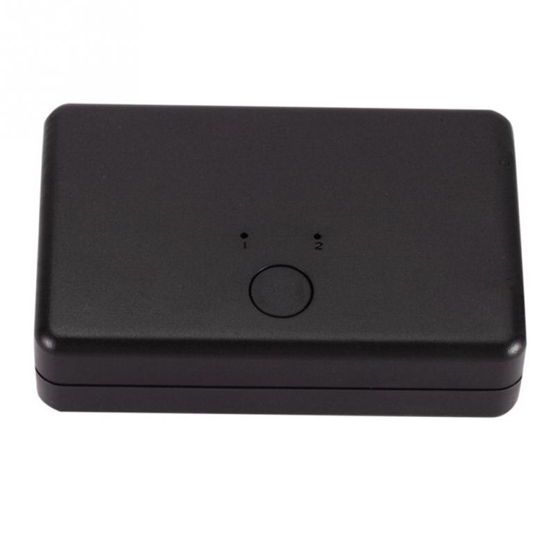 Enchufe y Play Internet Mini Hub interruptor de red estable portátil LAN CAT Selector interno externo hogar Oficina escritorio 2 puertos