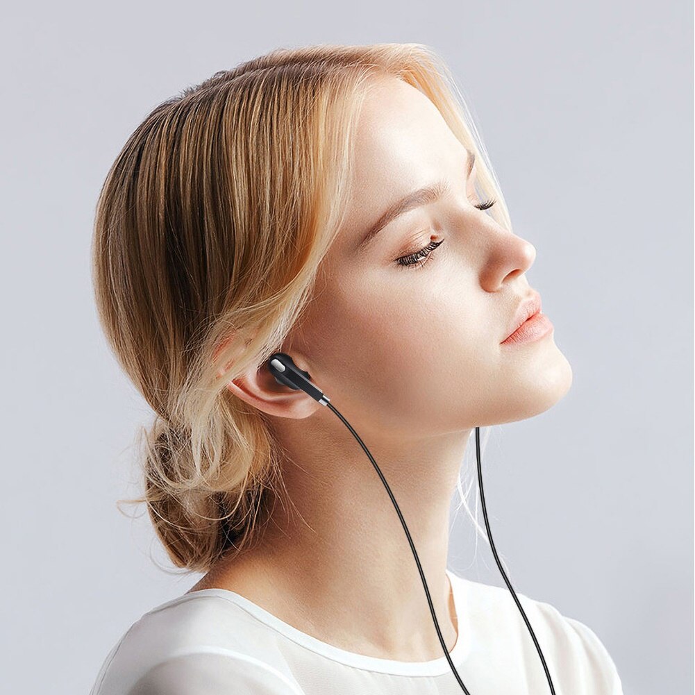 3.5mm kabelgebundene in-ear-sportkopfhörer mit 2 treibern, quad-moving-coil-treiber, hifi-bass, hd-mikrofon und galvanisiertem gehäuse