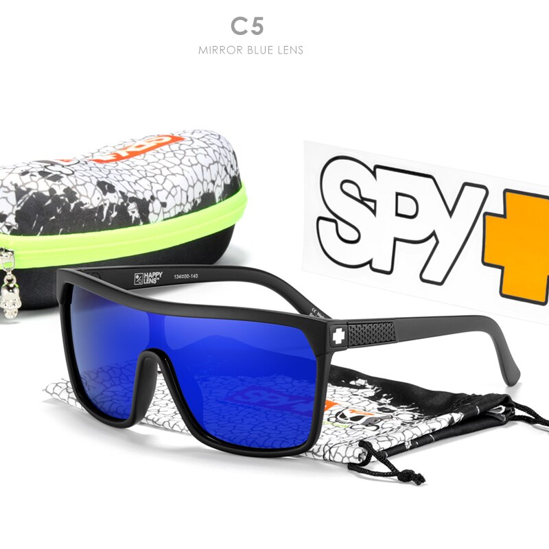 Roer Gepolariseerde Zonnebril Mannen Klassieke Vierkante Unisex Zonnebril Ken Block Met Originele Doos Gelukkig 43 Lense: S103-C5