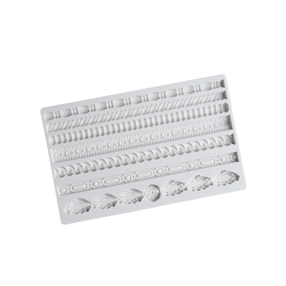 Plaster Molds Silicone Resin Embossed Rim Mould 3d Wall Panel DIY UV Concrete Jewelry Accessories Fondant Clay Mold