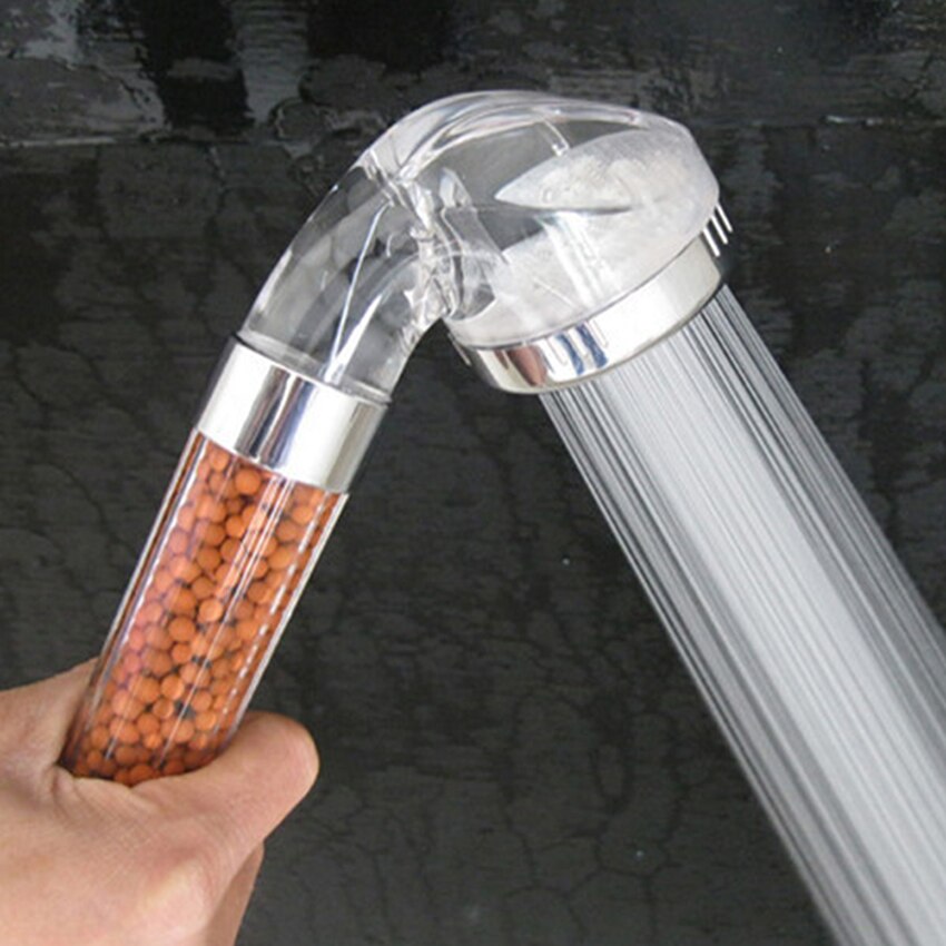 Bathroom Accessories WC Shower Head Water Saving Spa Anion Shower Head Filter Temperature Sensor Duchas ABS
