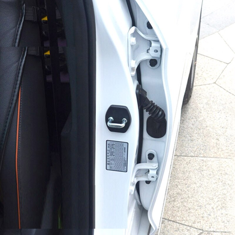 Para Hyundai Tucson - cubierta de cerradura de puerta hebilla al Protector de brazo corrector tapa protectora etiqueta Anti óxido Accesorios