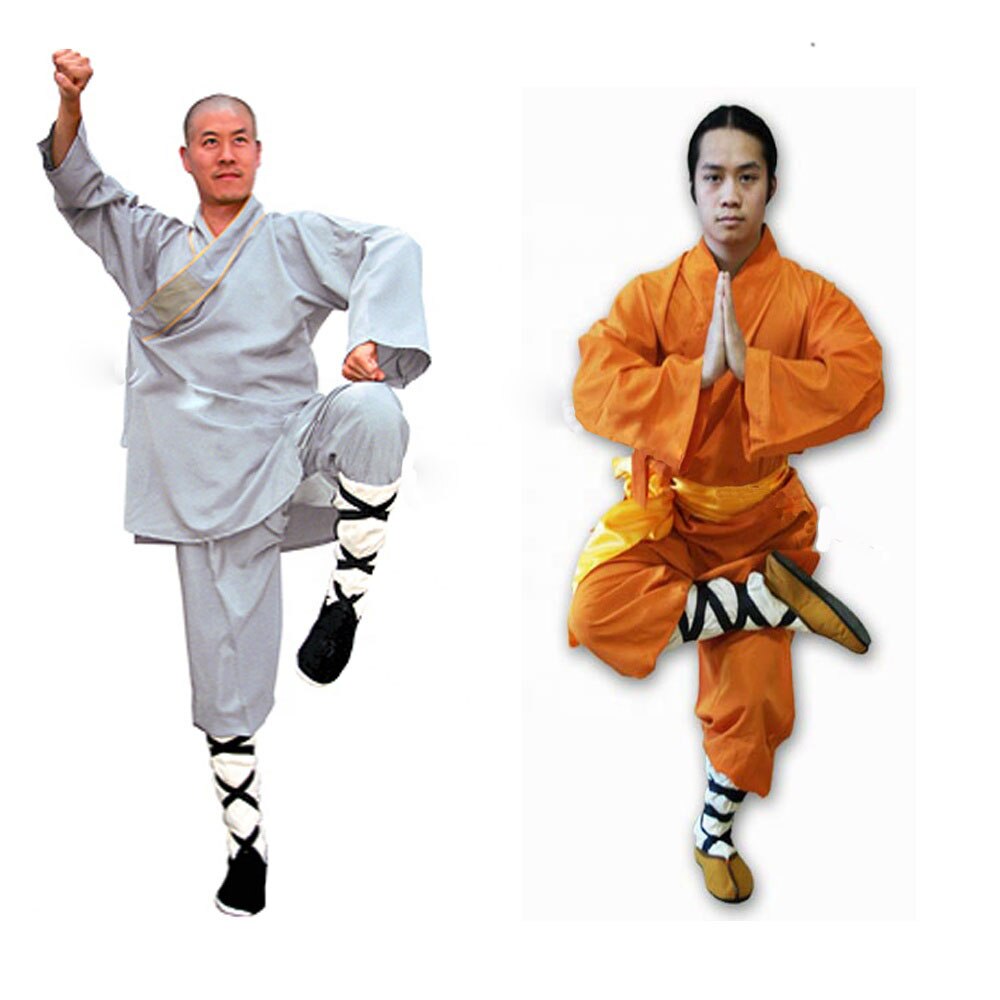 Uniforme de Shaolin de algodón para niños y adultos, ropa de Wushu, kung fu, traje budista, traje de entrenamiento de artes marciales de Tai chi y Kung fu