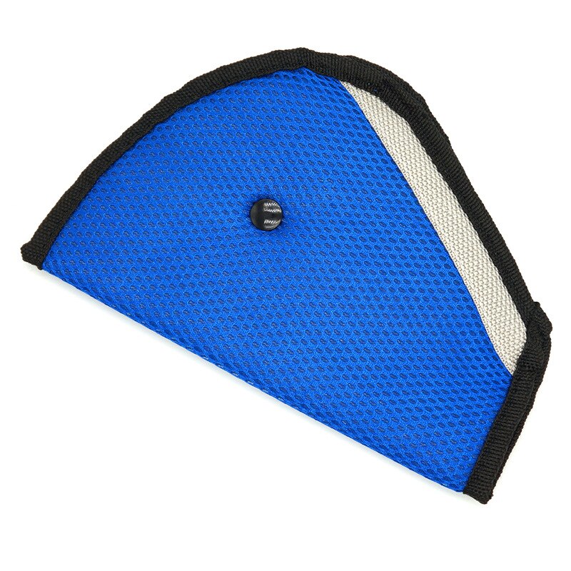 Ajusteur universel de ceinture de sécurité pour enfants, pour voiture, dispositif triangulaire, Protection du cou, respirant, pour bébé: Blue