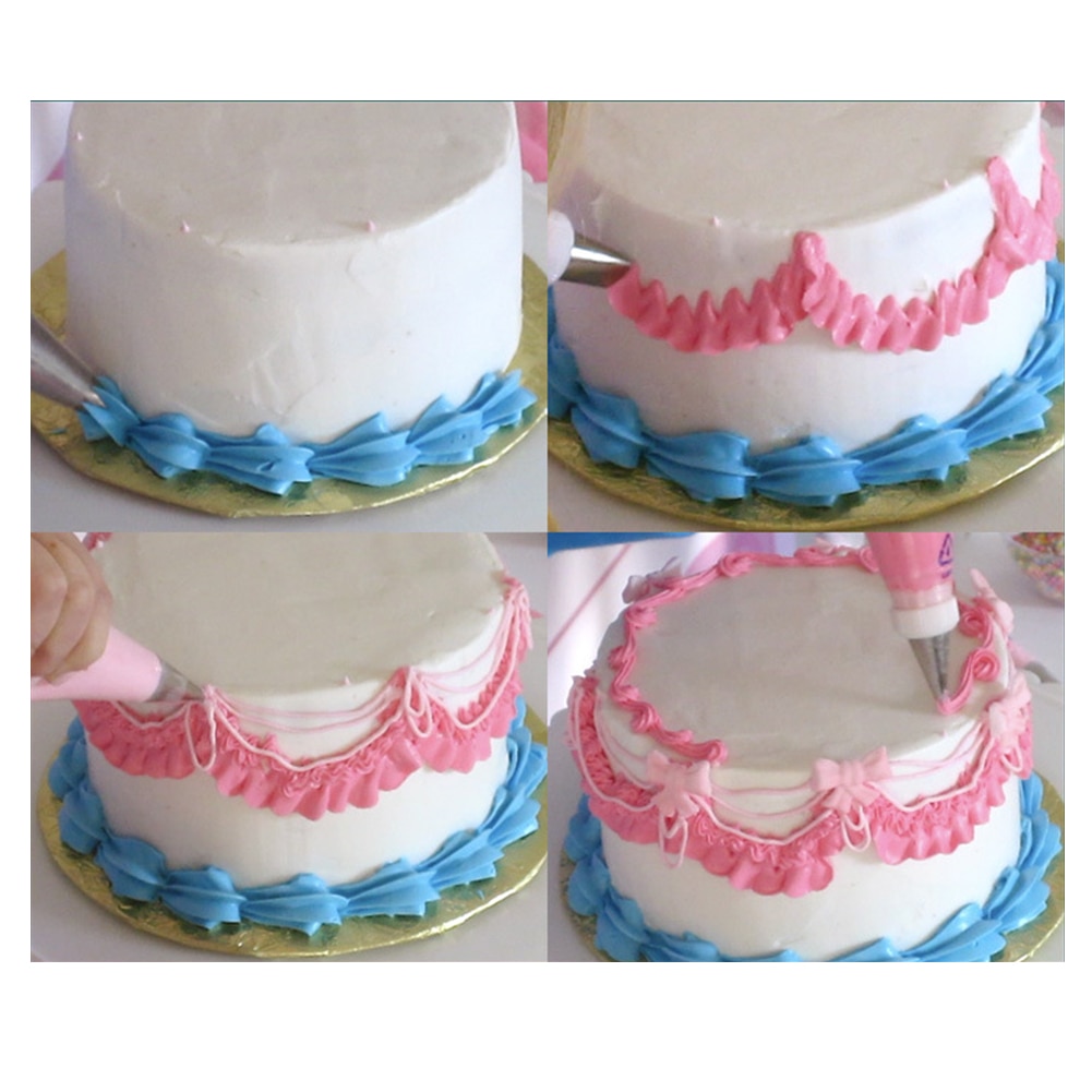 23pc/set Cake Practice Template Board Piping Drawing DIY Paste Teaching Paper Decorating Fondant Decor Baking cake tools E5M1