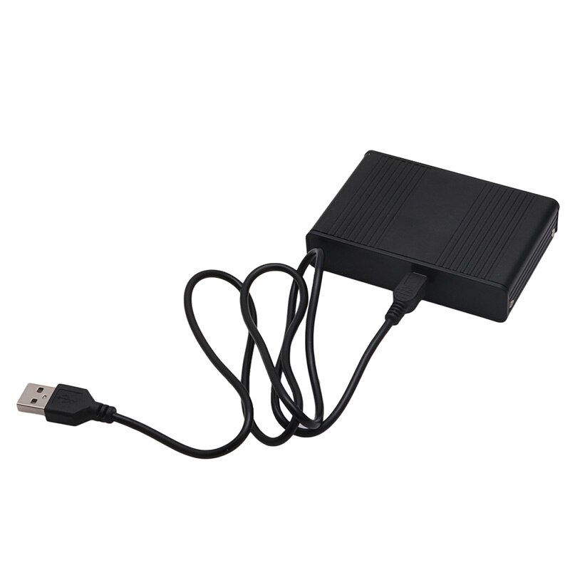 Tarjeta de sonido de fibra óptica externa de 5,1 canales USB S/PDIF para ordenador portátil PC