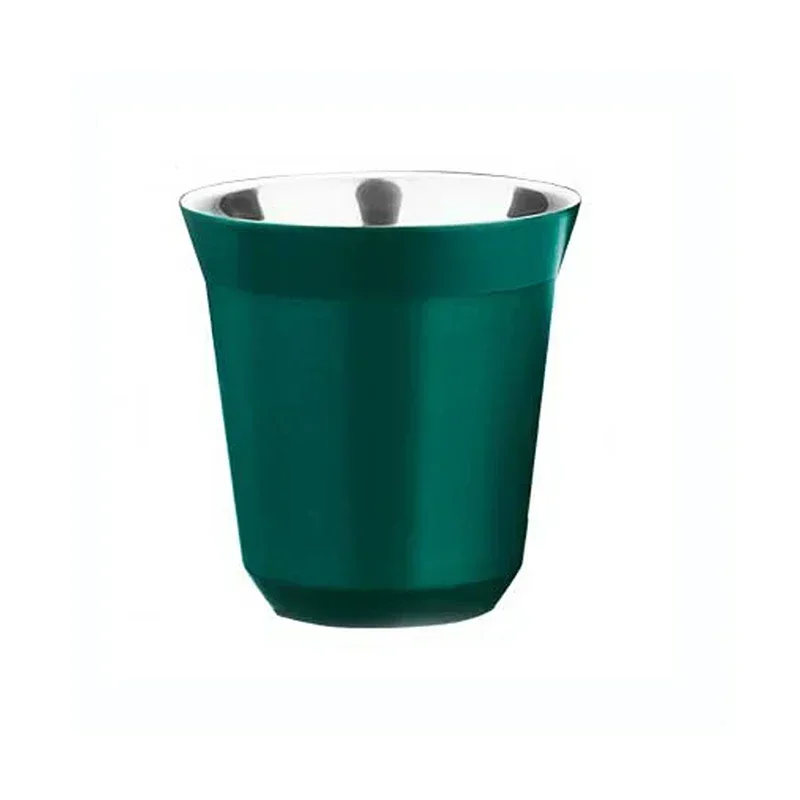 80/160/250 ml Outdoor Camping Espresso Becher Verdickt 304 Edelstahl Doppel Wand Isolierung Kaffee Tasse Tee tasse: YELLOW / >1L
