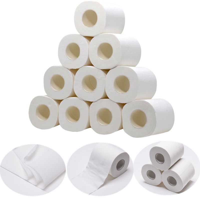 6/8/12 rollen oben Jumbo Rolle Wc Papier 3-Schicht einheimisch Holz Weichen Papier Handtücher Gewebe Tisch küche Papier Hause Liefert