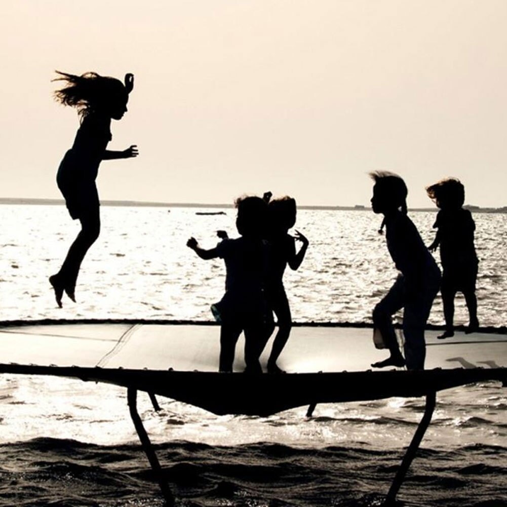 4-8ft trampolina zewnętrzna siatka ochronna dla dzieci dzieci antypoślizgowa nylonowa trampolina skacząca podkładka siatka asekuracyjna osłona ochronna