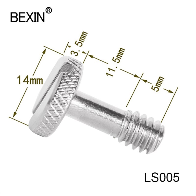 Camera Mount Screw 1/4 Inch Clamp Quick Release Plate Mount Adapter Camera Screw For Dslr Camera Tripod Ball Head Fixed Screw