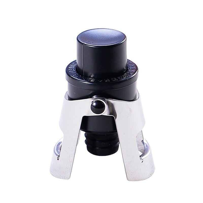 Champagne Bottle Stopper Stainless Steel Sparkling Grape Wine Bottle Plug Vacuum Sealer Bottle Liquor Flow Stopper Cap Bar #P2: C