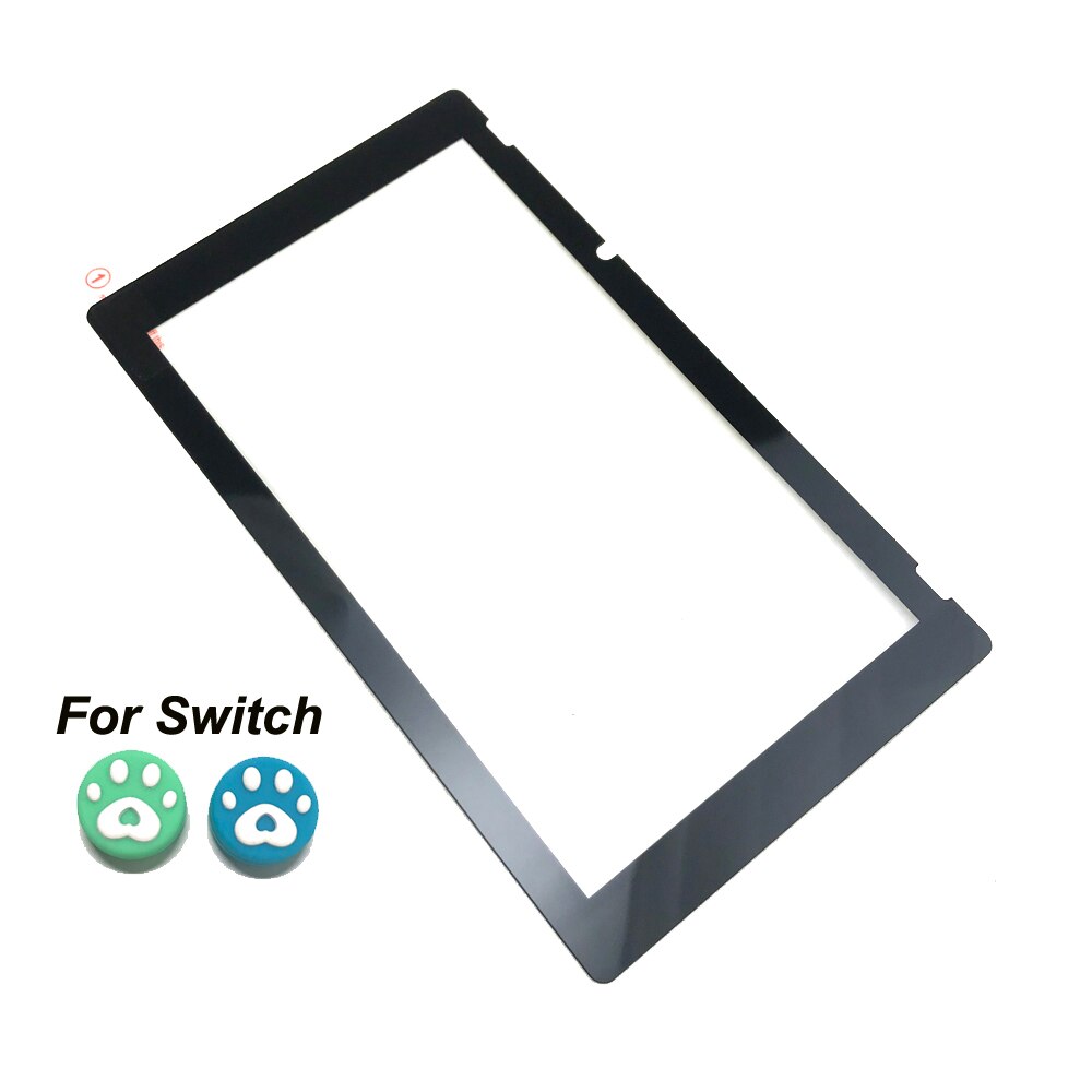 Gehard Glas Beschermende Film Cover Guard Voor Nintendo Switch/Schakelaar Lite Nintend Ns Mini Full Touch Screen Protector: Black for Switch