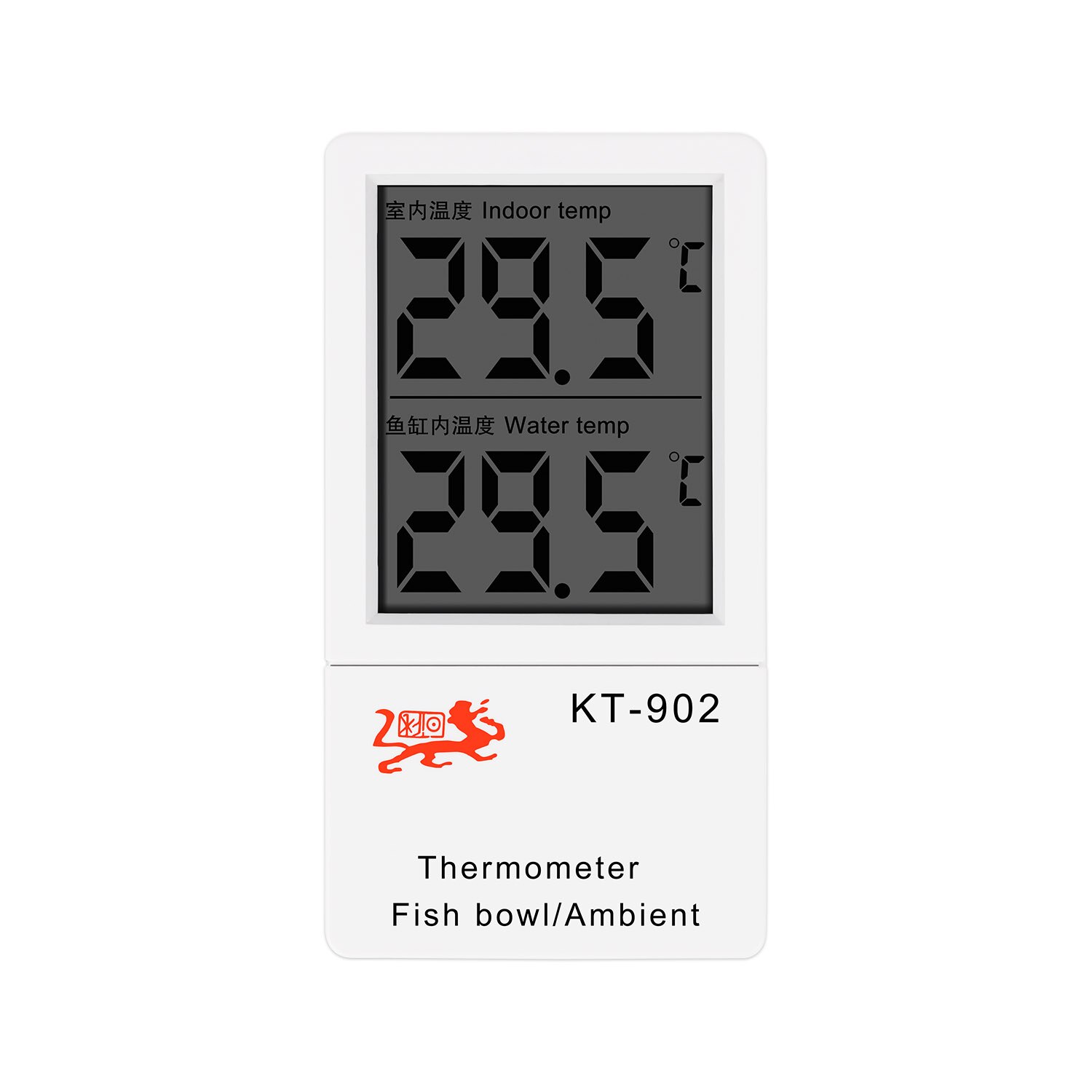 1pcs Mini Digital Submersible Fish Tank Aquarium LCD Display Thermometer Aquatic Biological Control Temperature Meter Waterproof: KT-902