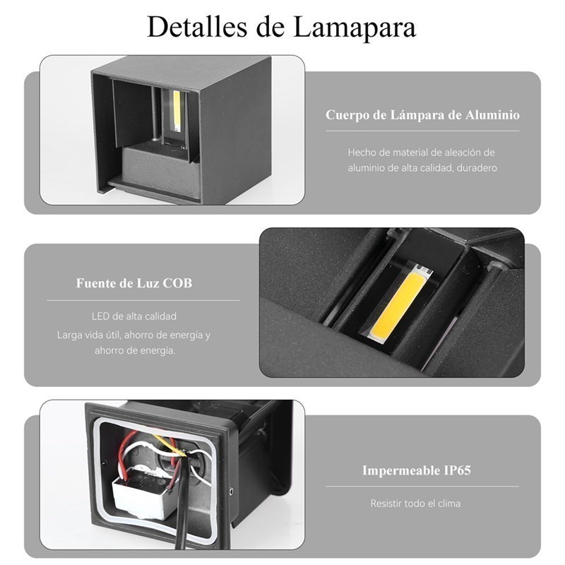 110V 220V LED-Außenwand leuchten wasserdichte Wand leuchten 6//12w für Innenhof Straßen garten Dekoration Haus leuchte
