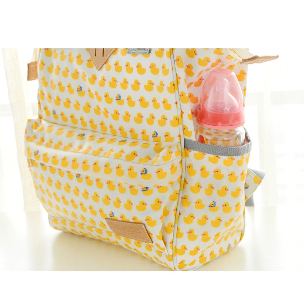 ARLONEET kleur wit Vrouwen Dames Bloemen Tote Tas Grote Capaciteit Ongedwongen Mummie Handtassen Nusring Moederschap Rugzak Tassen W0425