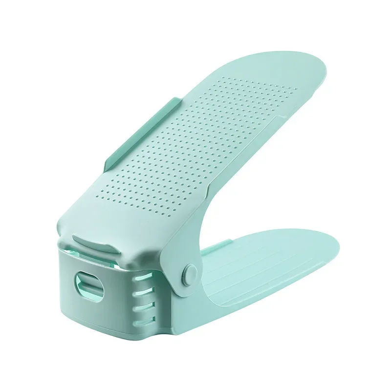 Empileur de chaussures réglable, fentes à chaussures, économiseur d'espace, double pont, support T1 pour l'organisation du Cisco,: Couleurs mélangées