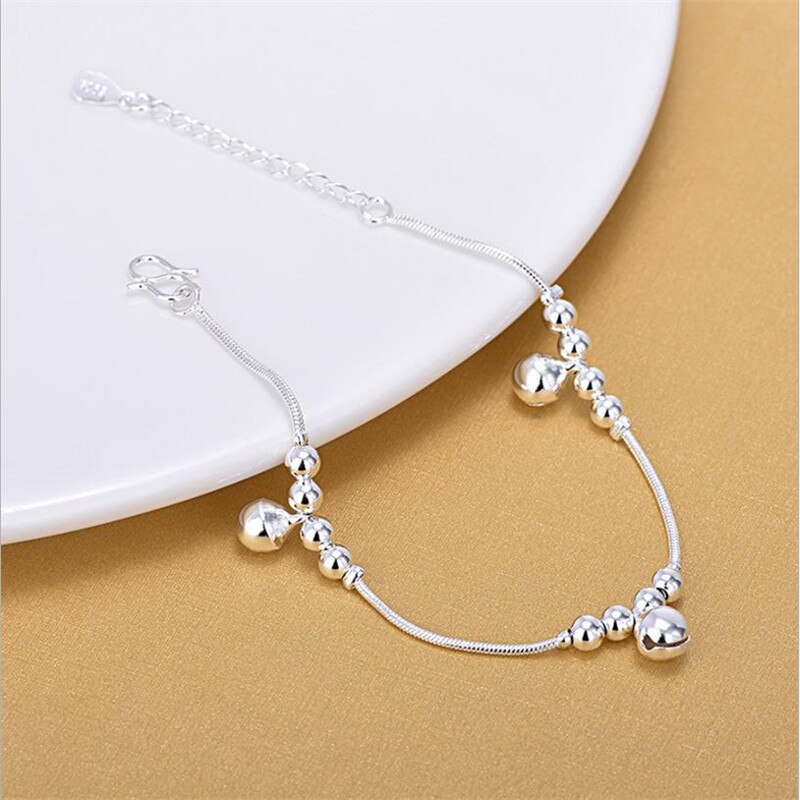 Everoyal Trendy Zilver 925 Enkelbanden Voor Vrouwen Party Accessoires Mode Ballen Zilveren Sieraden Armband Meisje Bruid Bruiloft Sieraden