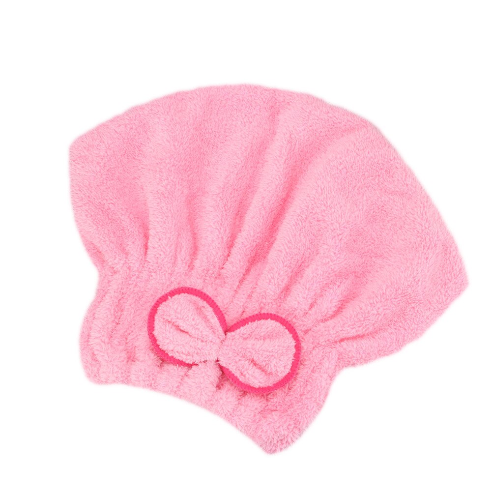 Microvezel Quick Haardrooginrichtingen Bad Spa Strik Wrap Handdoek Hat Cap Voor Bad Badkamer Accessoires M88