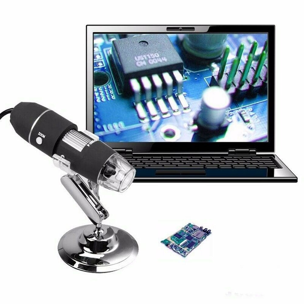 Practical Hand Held Endoscope 8LED Waterproof Black Durable Inspection Camera Endoscope Portable Digital Microscope