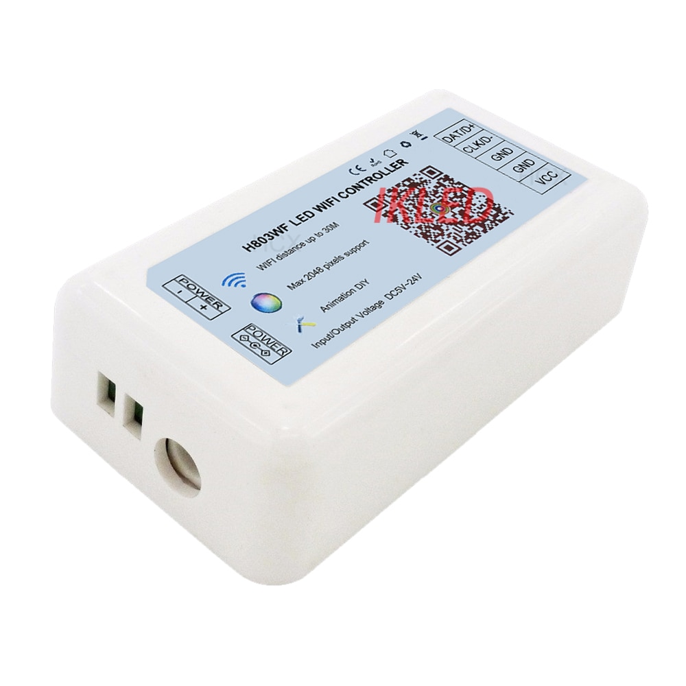 led artnet wifi controller,1 port drives 2048 pixels,APA102,DMX512,WS2812,UCS1903,SM16703 controller,android app,support artnet