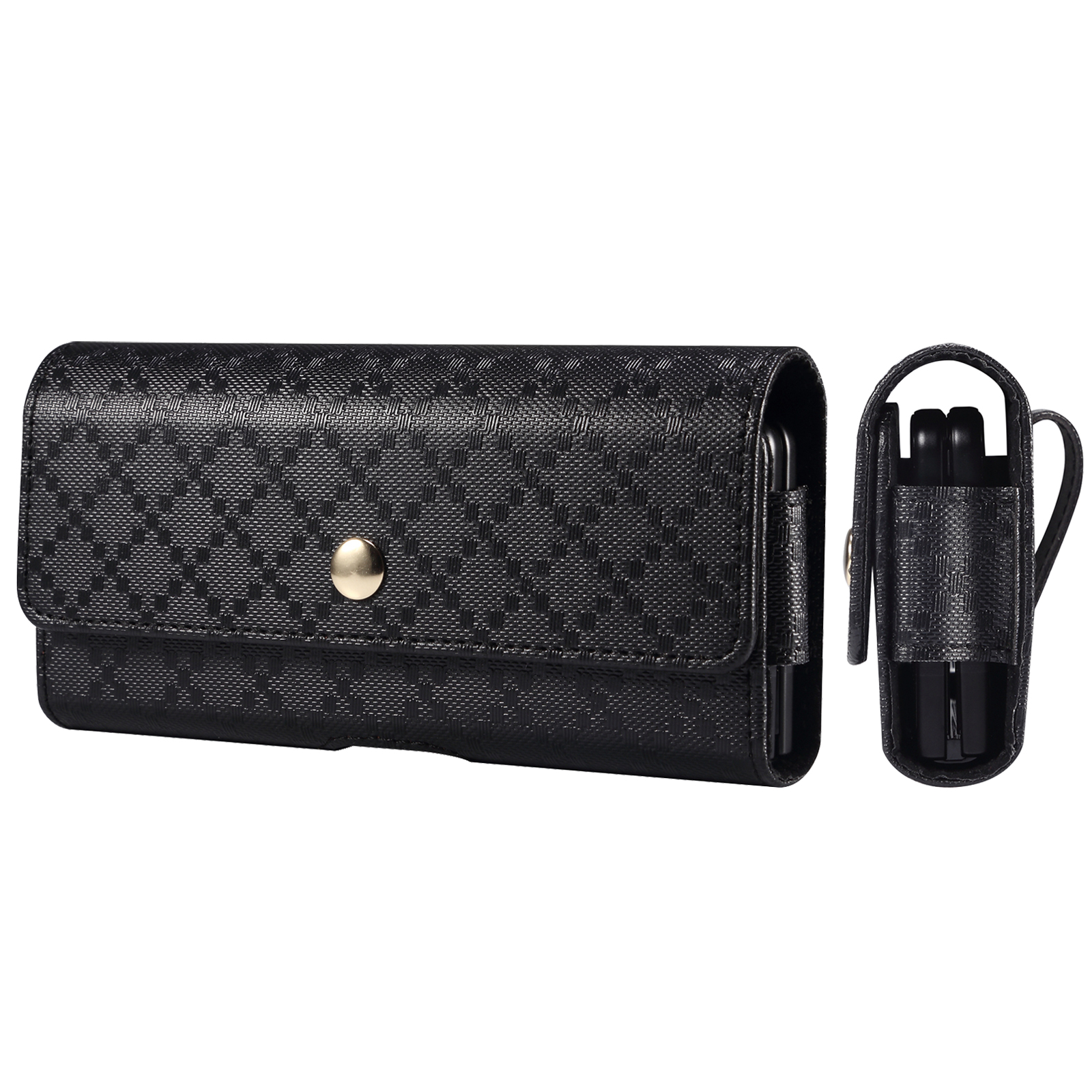Lederen Riem Clip Case Taille Pack Voor Samsung Z Flip 3,Galaxy Z Flip3, voor Motorola Razr 5G ,Moto Razr 5G Messenger Bag Pouch: Default Title