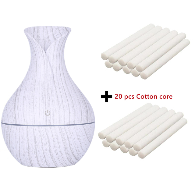 Mini USB Air Humidifier Mechanical Household Single Nozzle Cold Aroma Diffuser Color Light Heavy Ultrasonic Humidifier 130ML: Y filterX20