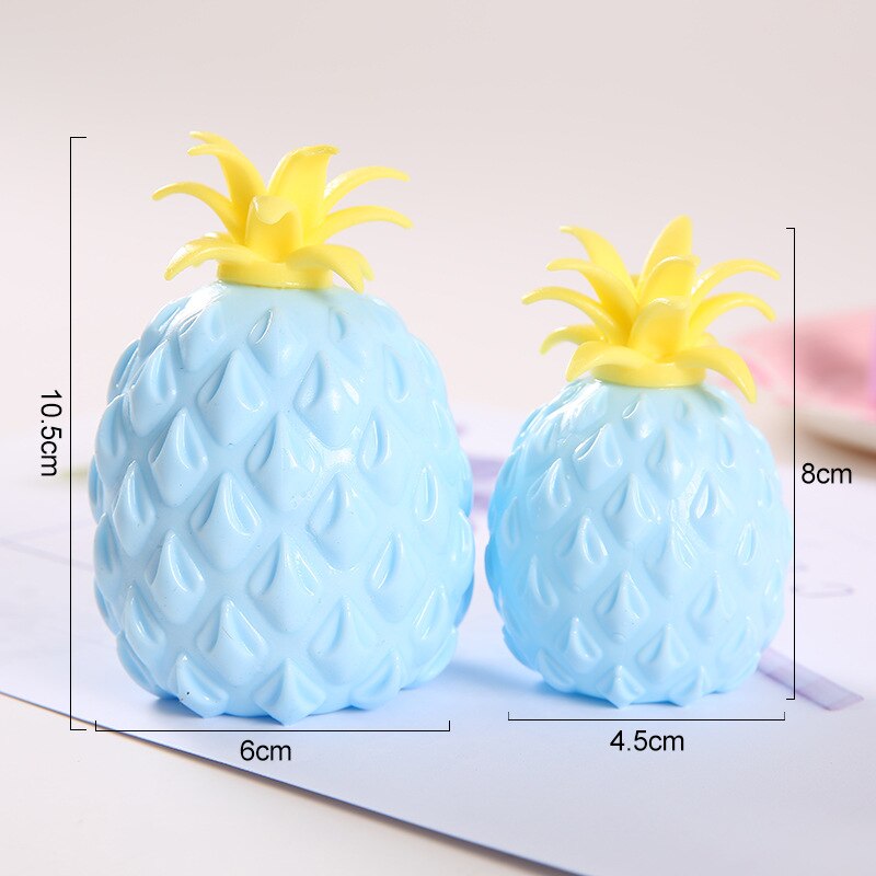 Fidget Toys Fun Soft Pineapple Anti Stress Ball Stress Reliever Toy For Children Adult Simple Dimple Creativity Cute Fruit Toys