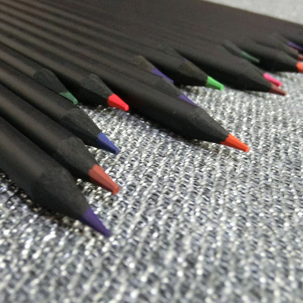 12Pcs Charcoal Pencil Colorful Sketch Drawing For Artist Sketching Drawing Set