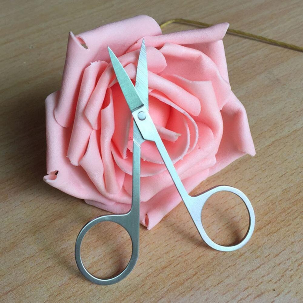 Stainless Steel Finger Toe Nail Scissors Curved Manicure Cuticle rubis nail scissors boots