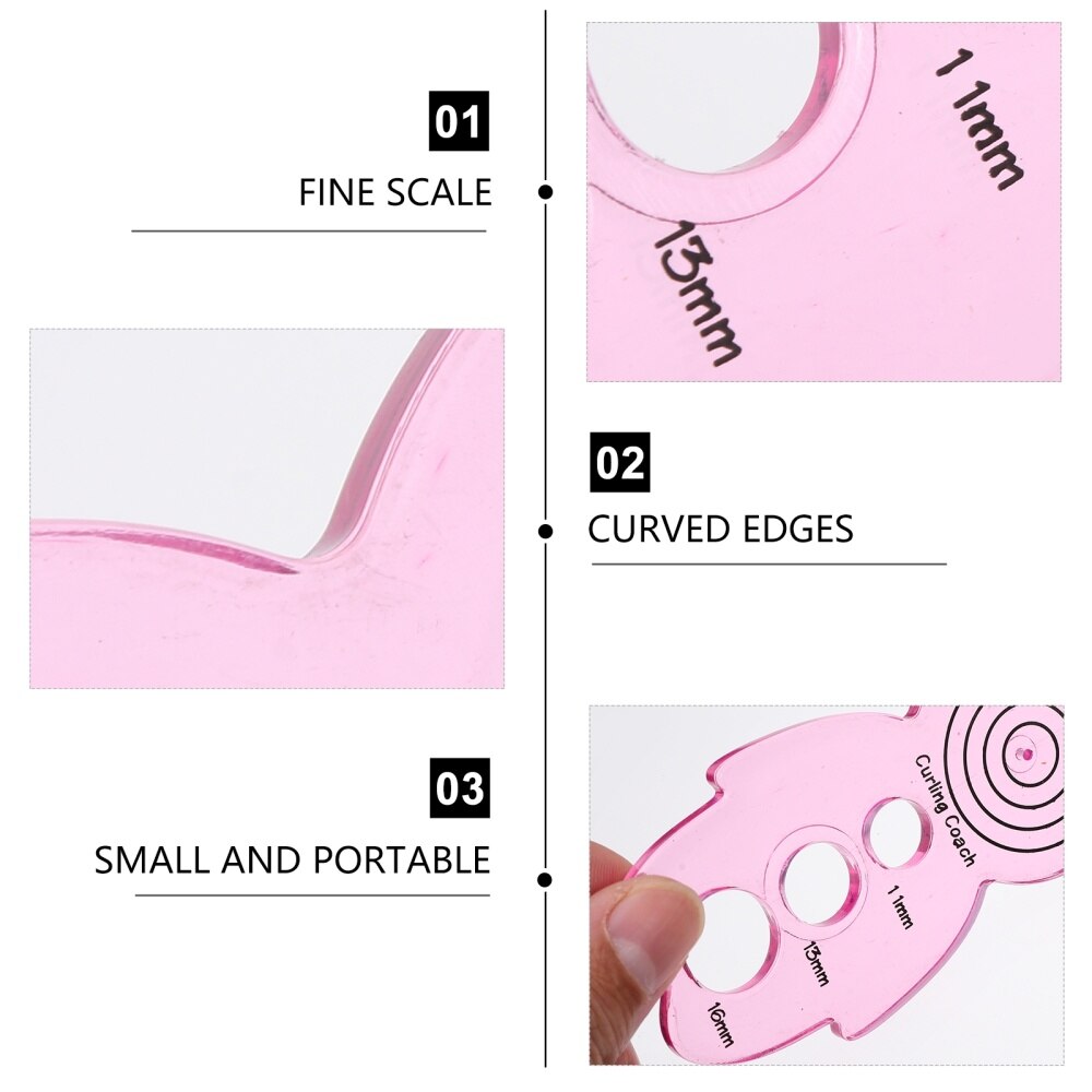 5 Pcs Paper Quilling Tool Cute Curling Coach DIY Accessory for Home Office Paper DIY