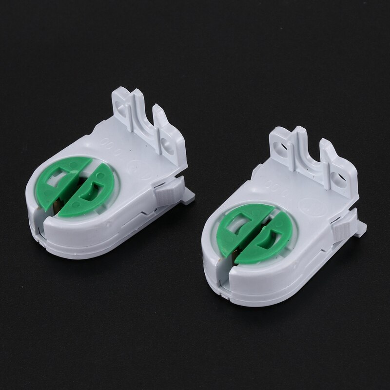 ! 10 Uds Dual terminales T5 T4 tubo fluorescente bombilla conector portalámparas