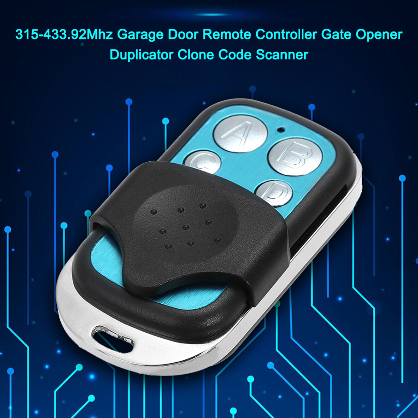 Universal Car Alarm Garage Door Remot Controller Gate Opener Duplicator Clone Code Scanner Security Alarm for Garage Gate Door