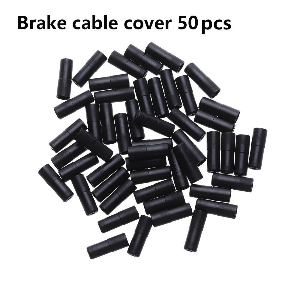 50 Stks/pak Plastic Mtb Fiets Shift/Rem Cap Kabel Caps Rem Versnelling Buitenste Cable End Caps Tips Crimps fiets Onderdelen Gereedschappen: brake cable cover