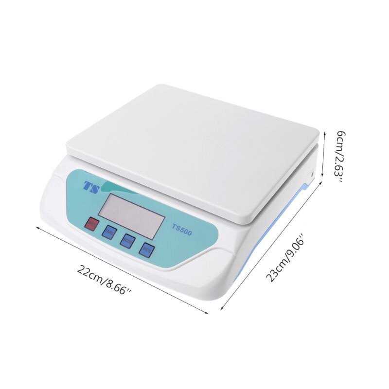 30kg Electronic Scales Weighing Kitchen Scale LCD Gram Balance for Home Office Warehouse Laboratory Industry 4XFD