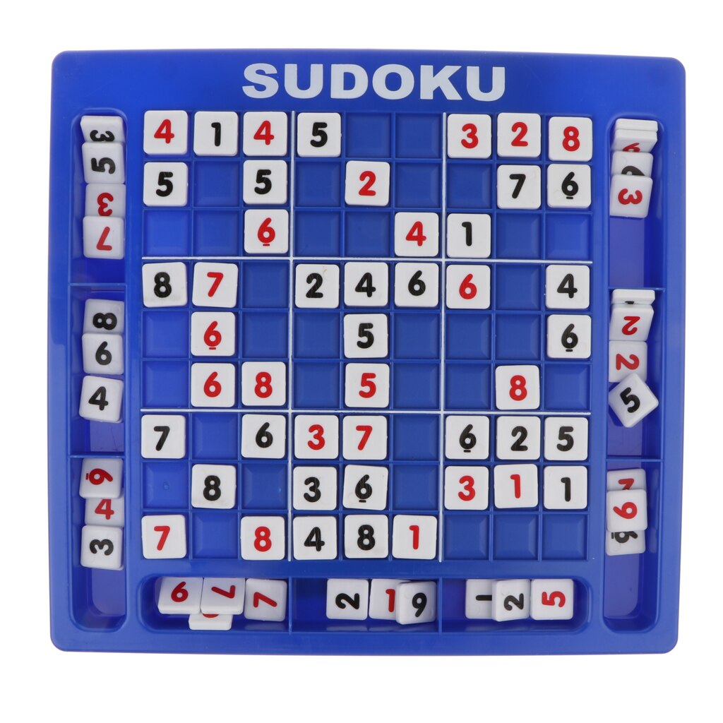 Tablero de ajedrez de Sudoku para niños, puzle con número, juego de escritorio, juguetes de inteligencia de desarrollo lógico,