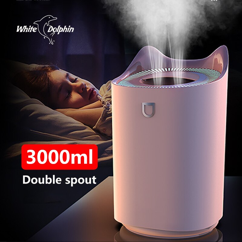 Luftbefeuchter 3000ml Hause ultraschall Aromatherapie Öl Diffusor Farbe LED-leuchten Starken Kühlen Nebel Hersteller für Büro