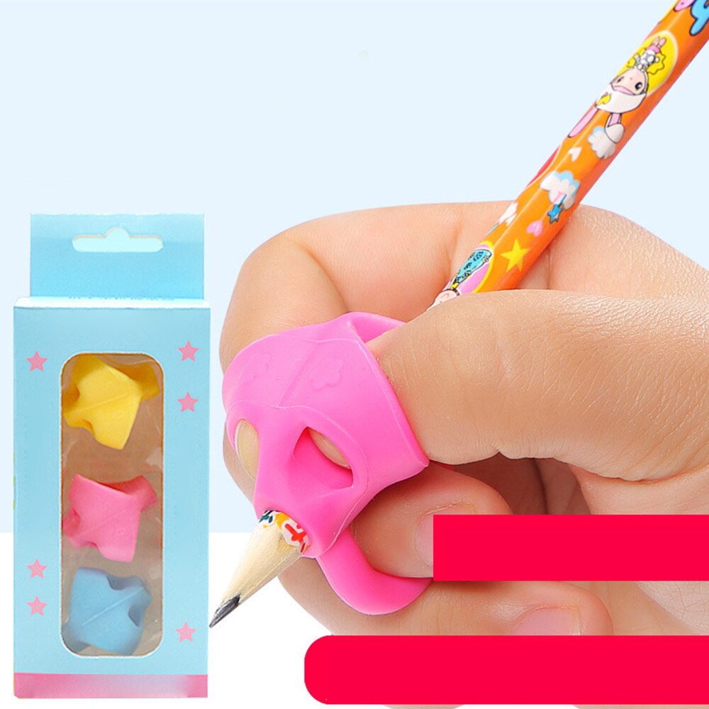 3pcs diy Potlood Grips Artefact Voorschoolse Leren Schrijven Braces Kinderen Beginners Potlood Houding Correctie Tool