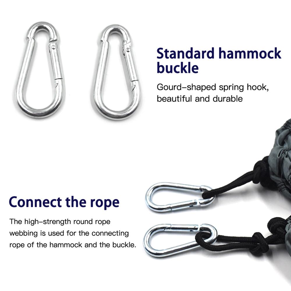 Camping Hammock Portable Nylon Hammock Tent Parachute Fabric For Travel Hiking Backpacking Camping Hanging Chair