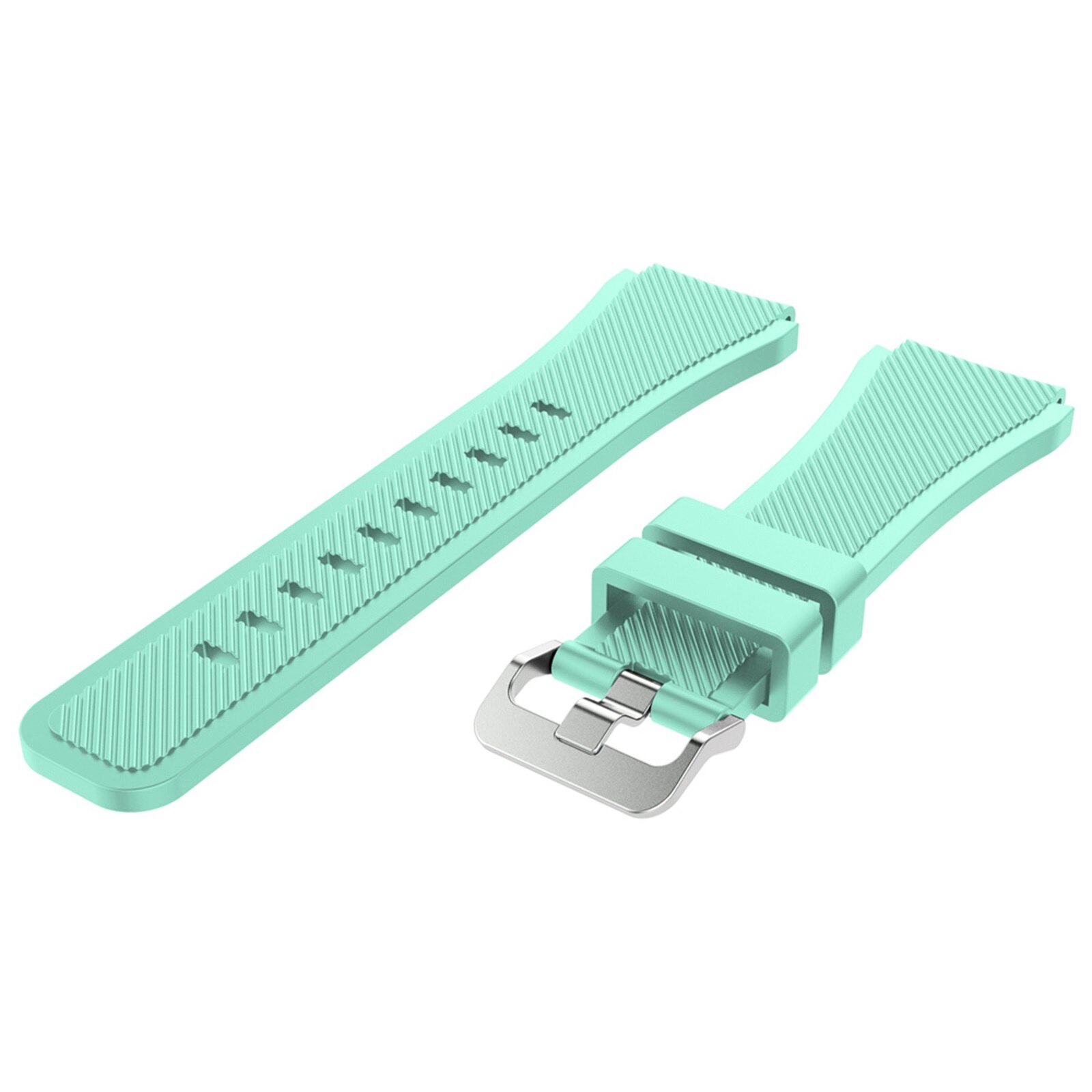 22MM Sports Colorful Silicone Band For Huami Amazfit Stratos 3 Replacement Strap For Amazfit Stratos 3 2/2S PACE Smart Watch: mint green