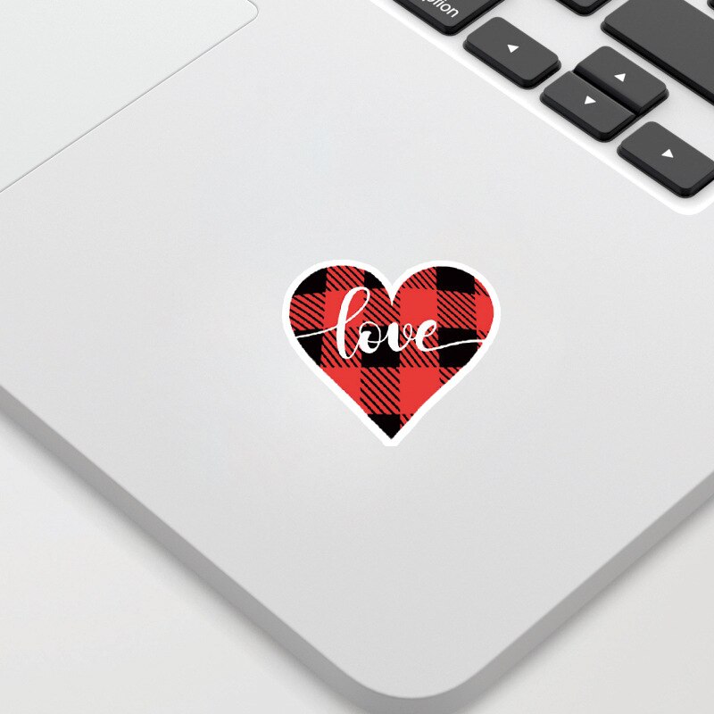 50pcs Valentine Love Heart Text Stickers Laptop Bicycle Guitar Skateboard Sticker Kid DIY Graffiti Waterproof Stickers Toy