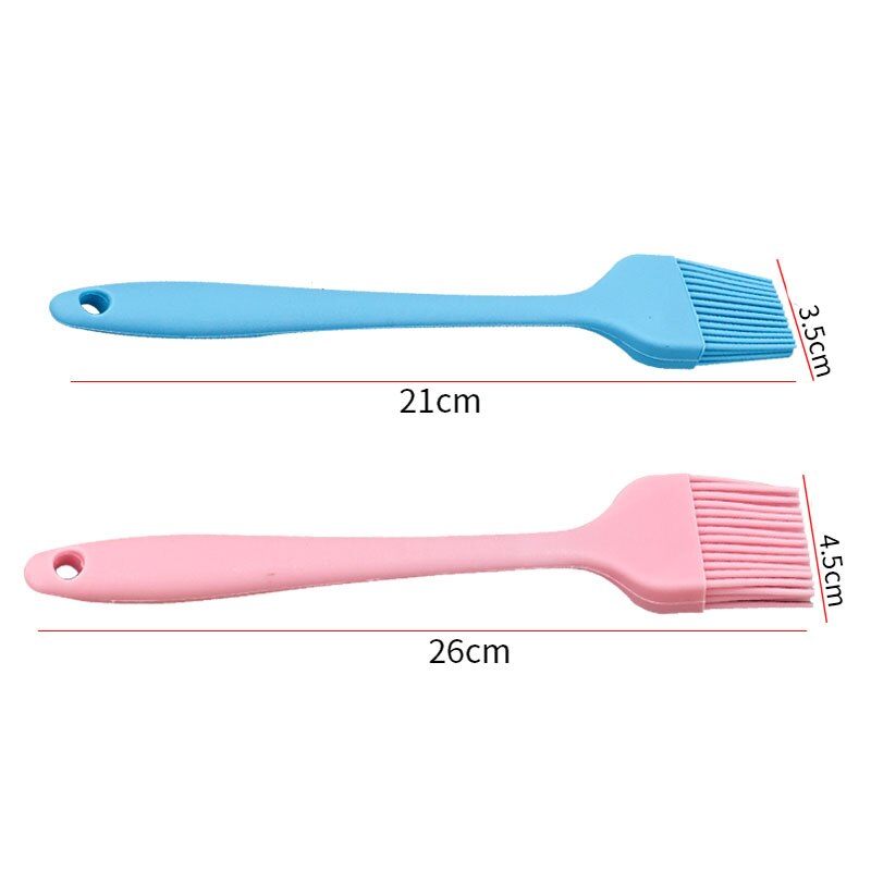 BBQ Brush Kitchen Pancake Brush Sauce Brush Seasoning Oil Brush Non-linting Baking Brush Cooking Brush High Temperature Silicone