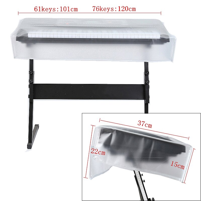 61 Key Keyboards Cover Electronic Organ Digital Piano Dust Cover Transparent Grind Arenaceous Waterproof Protect Bag