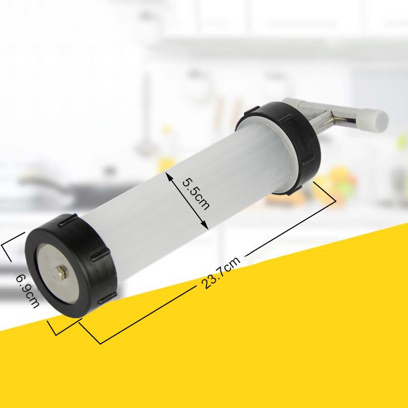 Vuller worstvuller maker zelfgemaakte handbediende roestvrijstalen keuken thuis