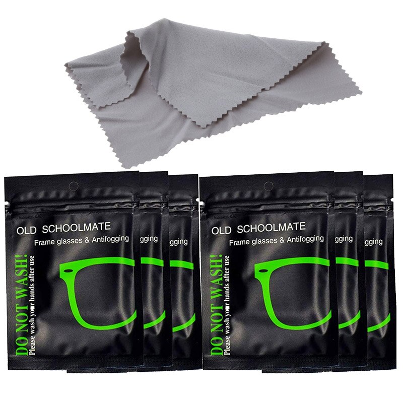 10Pcs Reusable Anti-Fog Wipes Glasses Pre-moistened Antifog Lens Cloth Defogger Eyeglass Wipe Prevent Fogging for Glasses